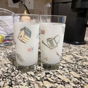 Pfaltzgraff naturewood glasses set of 2